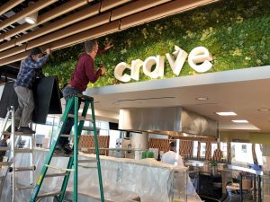 UCSD Crave mosswall