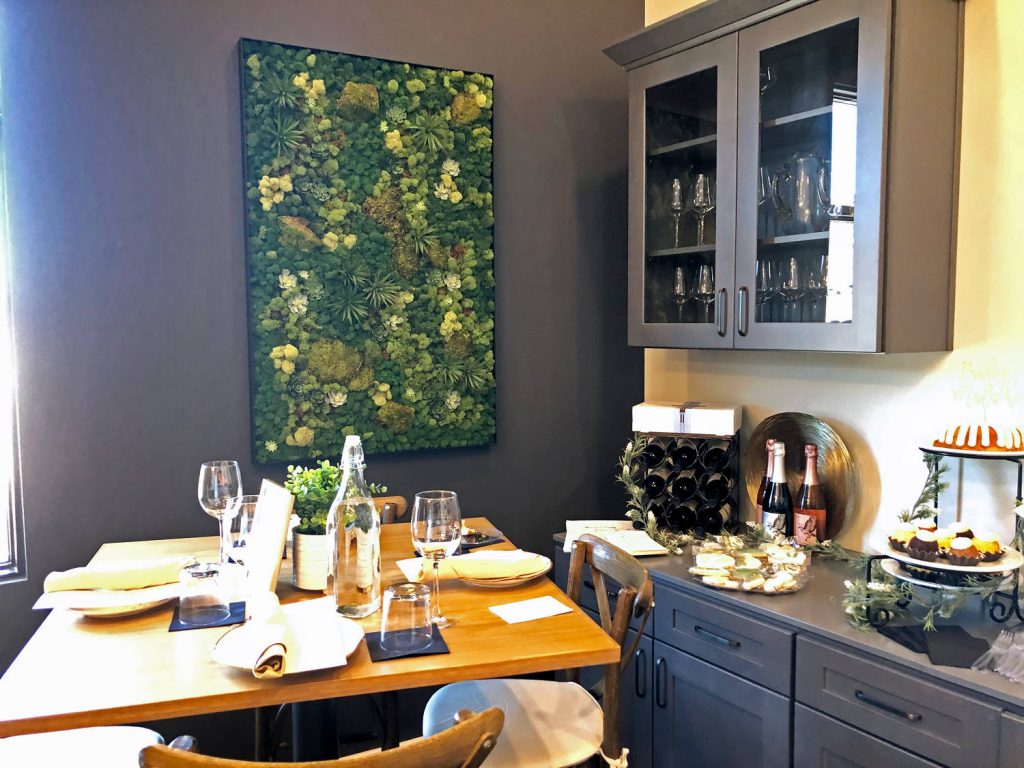 Moss Artwork for winery tasting room