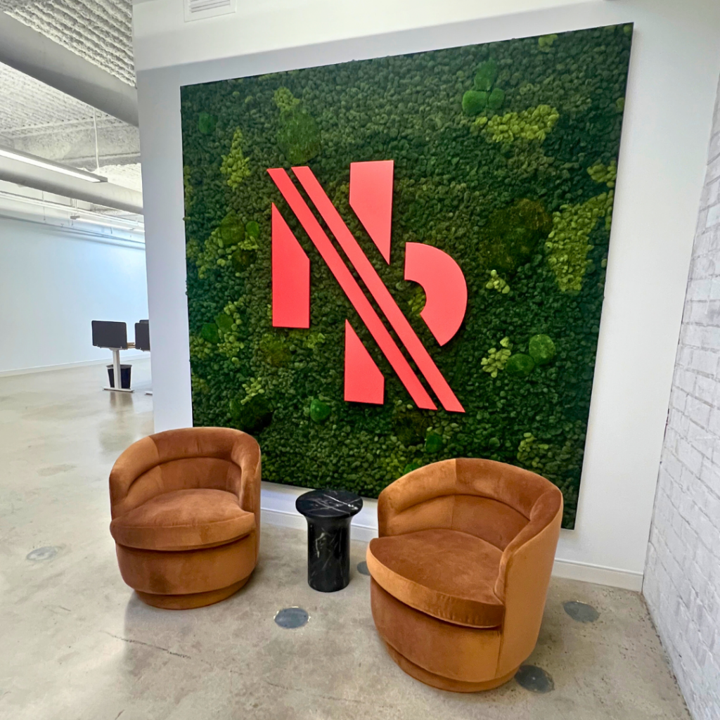 Moss Wall for Company Office Space