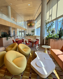 Decorative plants for the lobby area of a new apartment complex
